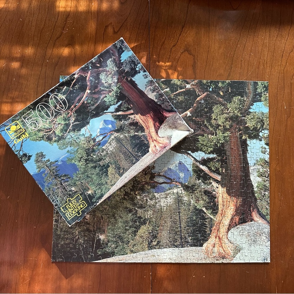 Vintage Golden Guild 500 Piece Puzzle Yosemite National Park